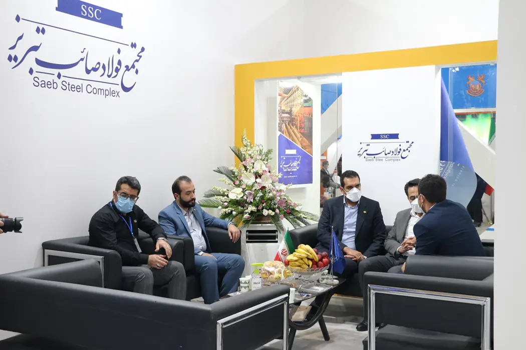 بازدید تامین کنندگان محترم از غرفه مجتمع در هجدهمین نمایشگاه بین المللی متافوند تبریز
