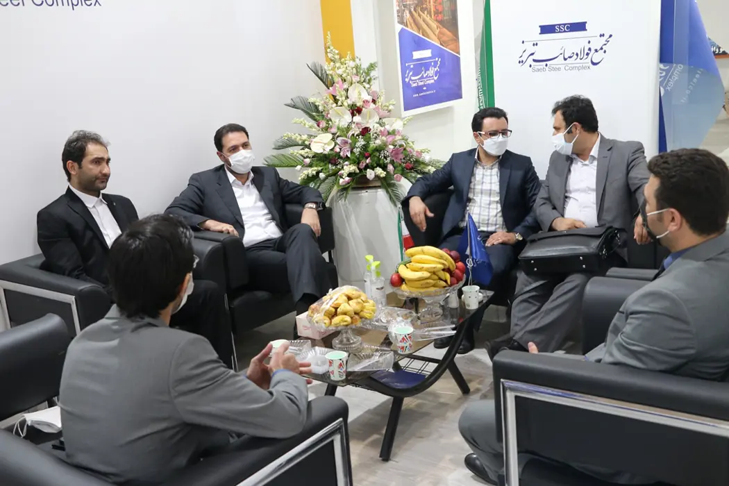 حضور میهمانان وبازدید کنندگان محترم از غرفه مجتمع در هجدهمین نمایشگاه بین المللی متافوند تبریز
