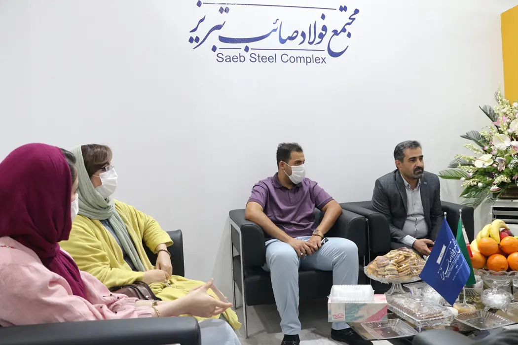 حضور بازدید کنندگان و تامین کنندگان محترم از غرفه مجتمع در هجدهمین نمایشگاه بین المللی متافوند تبریز