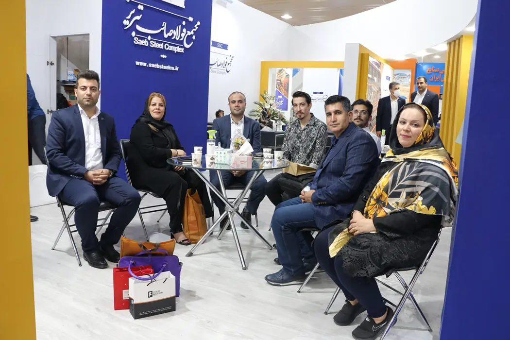 حضور بازدیدکنندگان و تامین کنندگان محترم از غرفه مجتمع در هجدهمین نمایشگاه بین المللی متافوند تبریز