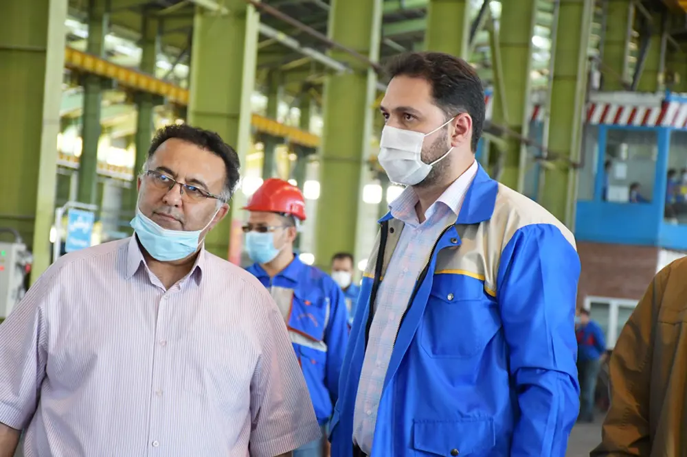 بازدید مهندس رمضانی مدیرعامل محترم شرکت توسعه سرمایه گذاری دریک 19 خرداد 1400